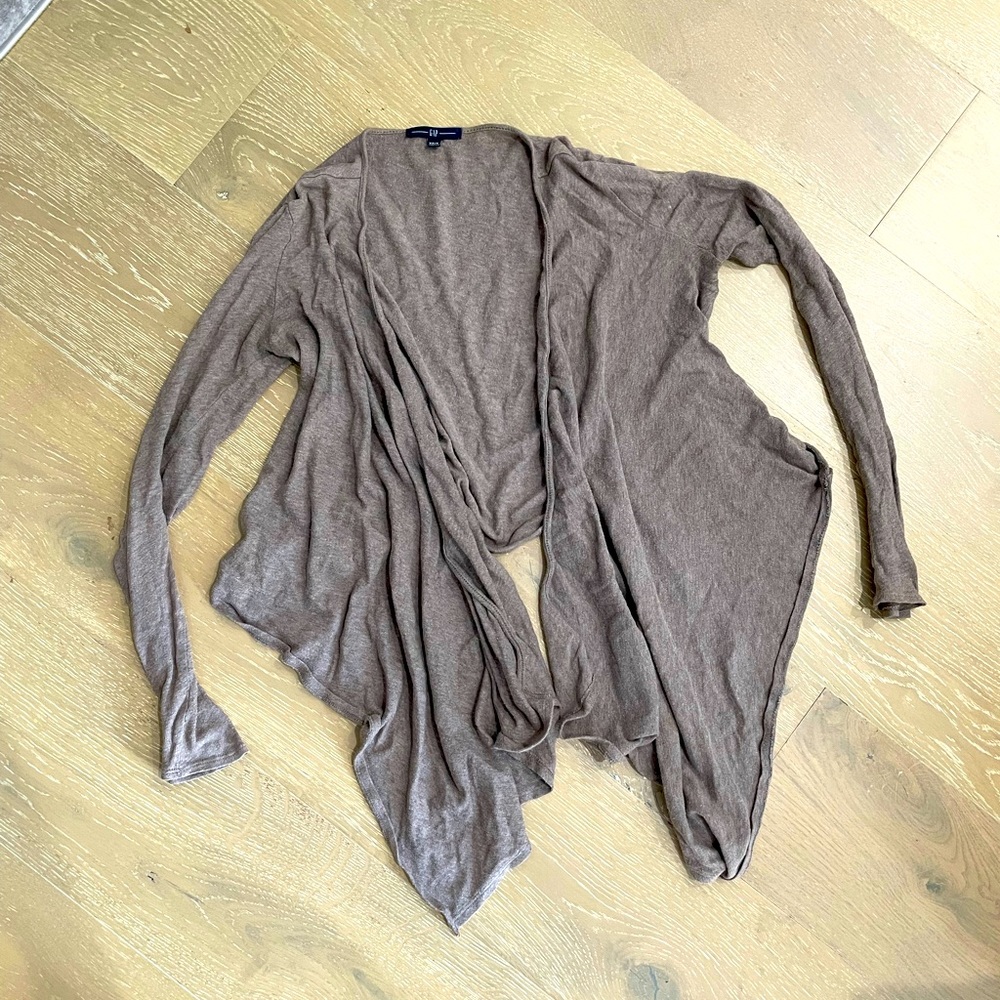 Soft Beige GAP Wrap Cardigan